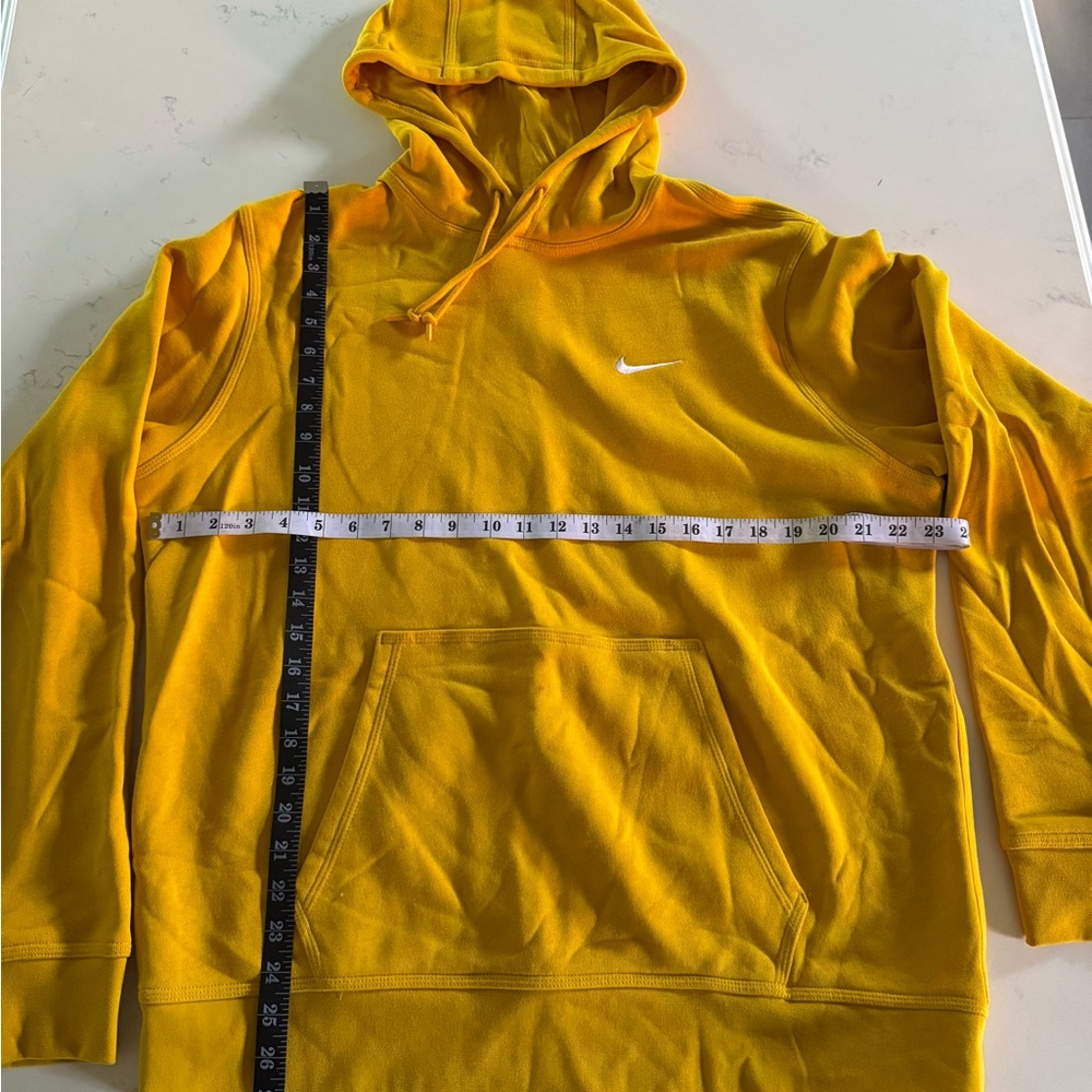 Nike Men's Yellow Hoodie